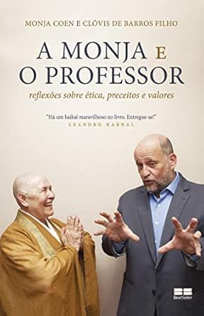 Capa do livro: A Monja e o professor